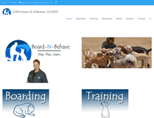 Tablet Screenshot of boardnbehave.com